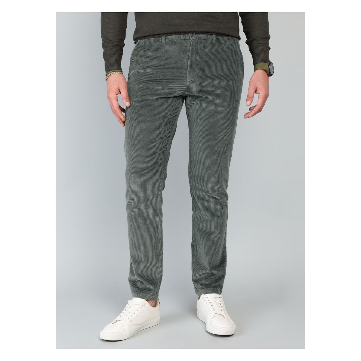 ARROW - Pantalón Cotelé Spandex Regular Fit Verde Arrow ARROW