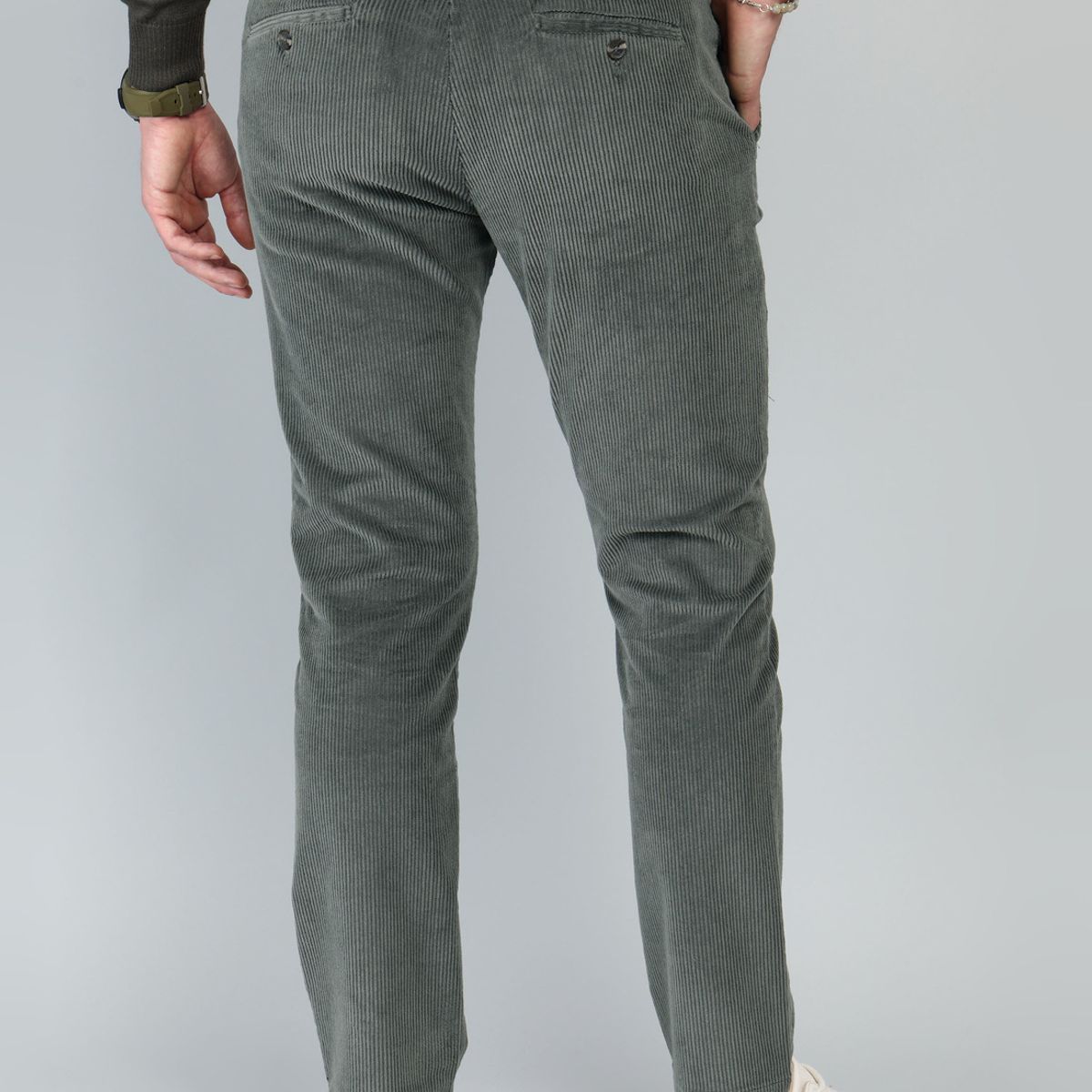 ARROW - Pantalón Cotelé Spandex Regular Fit Verde Arrow ARROW