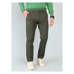 ARROW - Pantalón Liso Spandex Regular Fit Oliva