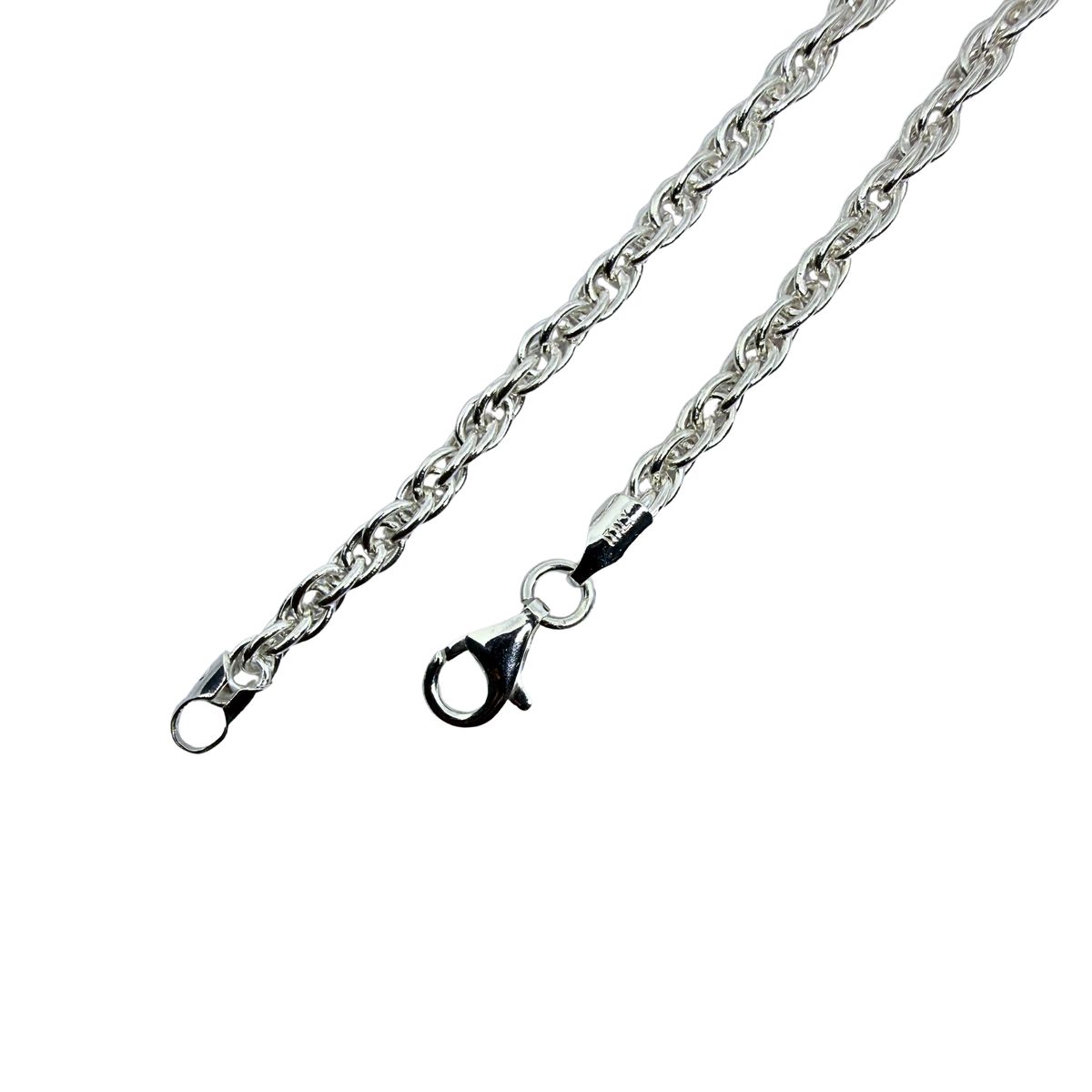 JOYAS LANDEROS - Cadena Turbillón Ralo Plata 925 60cm