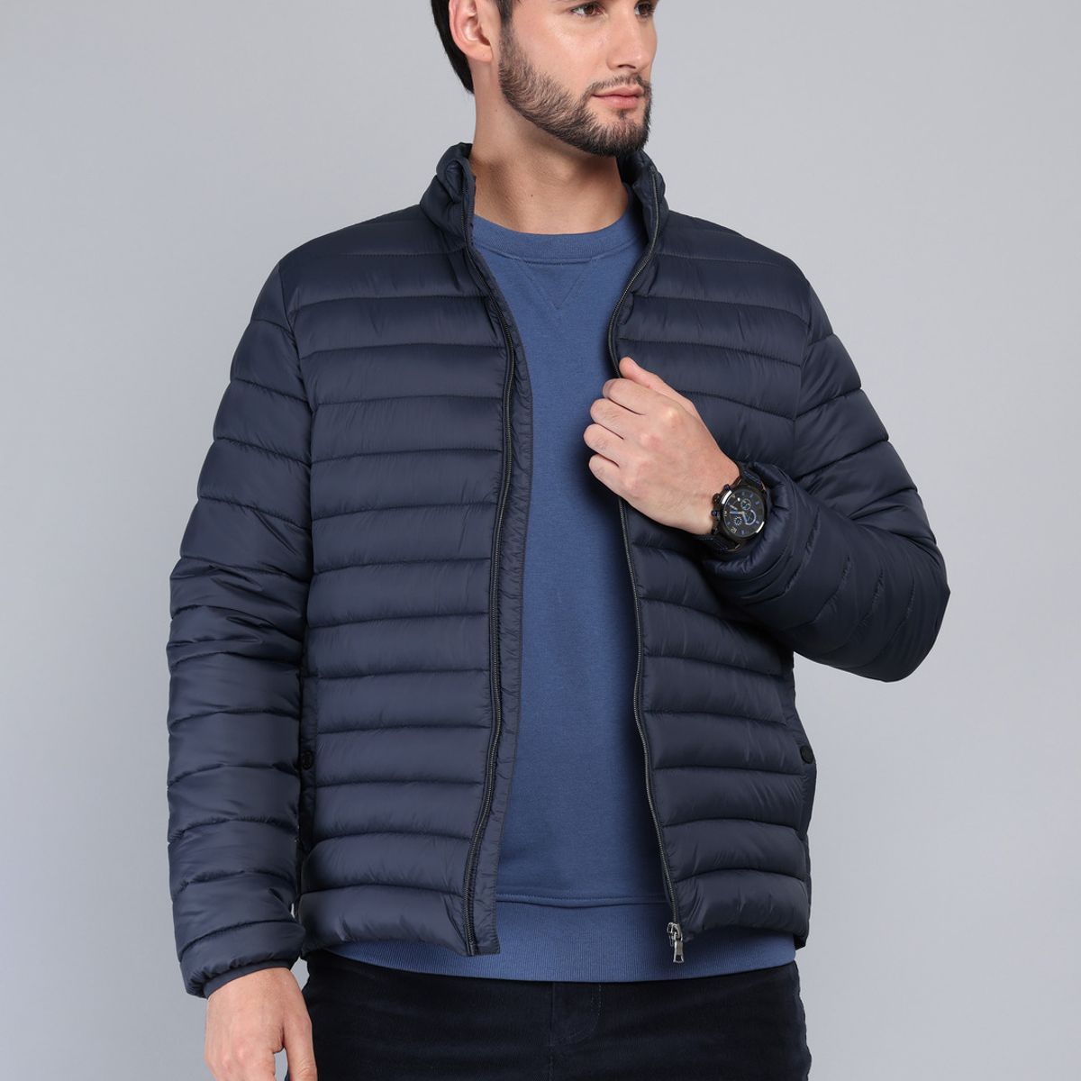 ARROW - Parka Manga Larga Regular Fit Azul Arrow ARROW