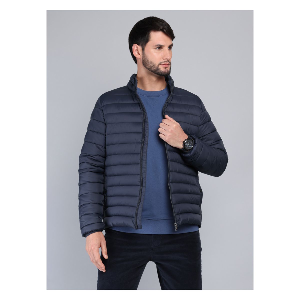 ARROW - Parka Manga Larga Regular Fit Azul Arrow ARROW