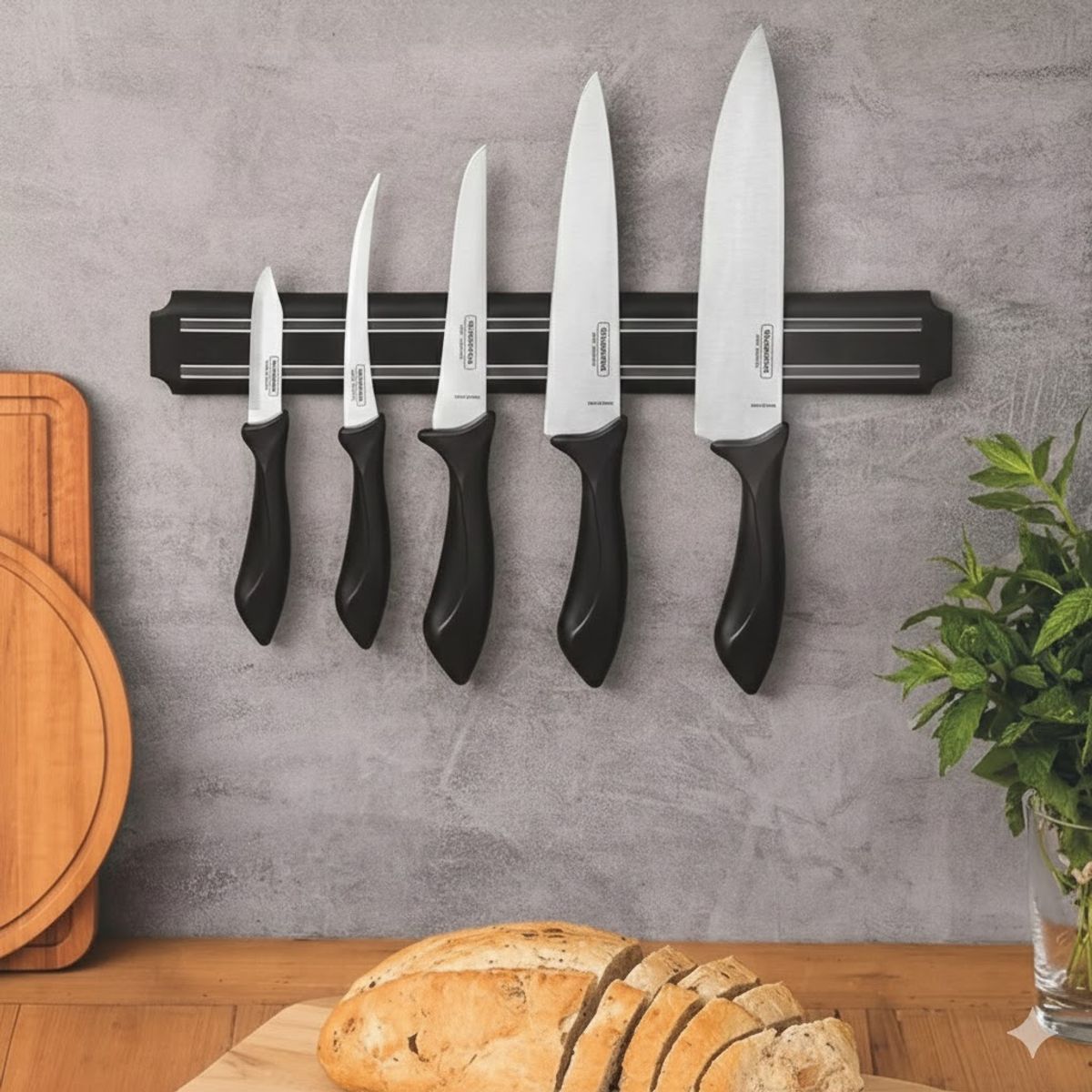 GENERICO - Imán Barra Magnética Cocina Porta Cuchillos 33 Cm