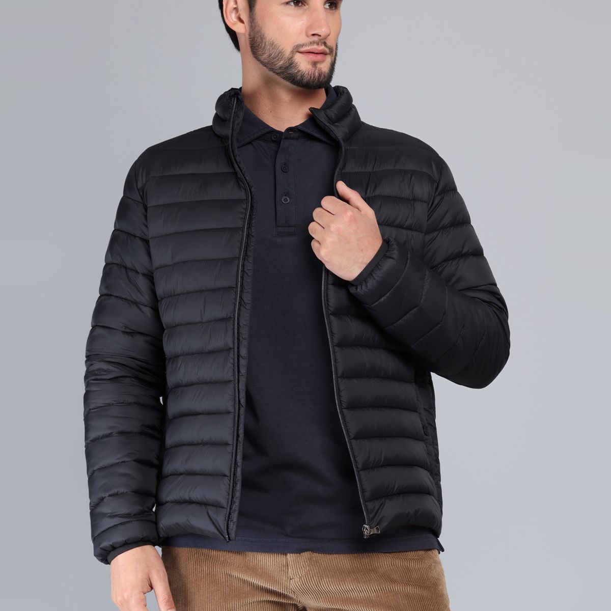 ARROW - Parka Manga Larga Regular Fit Negro Arrow ARROW