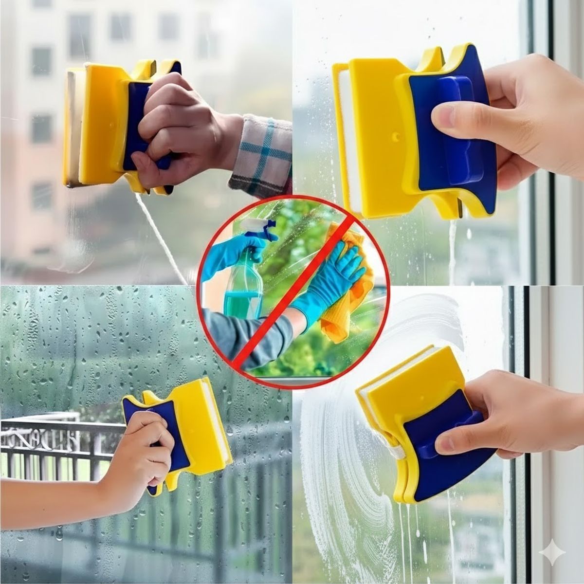 GENERICO - Limpiador de Vidrio doble cara