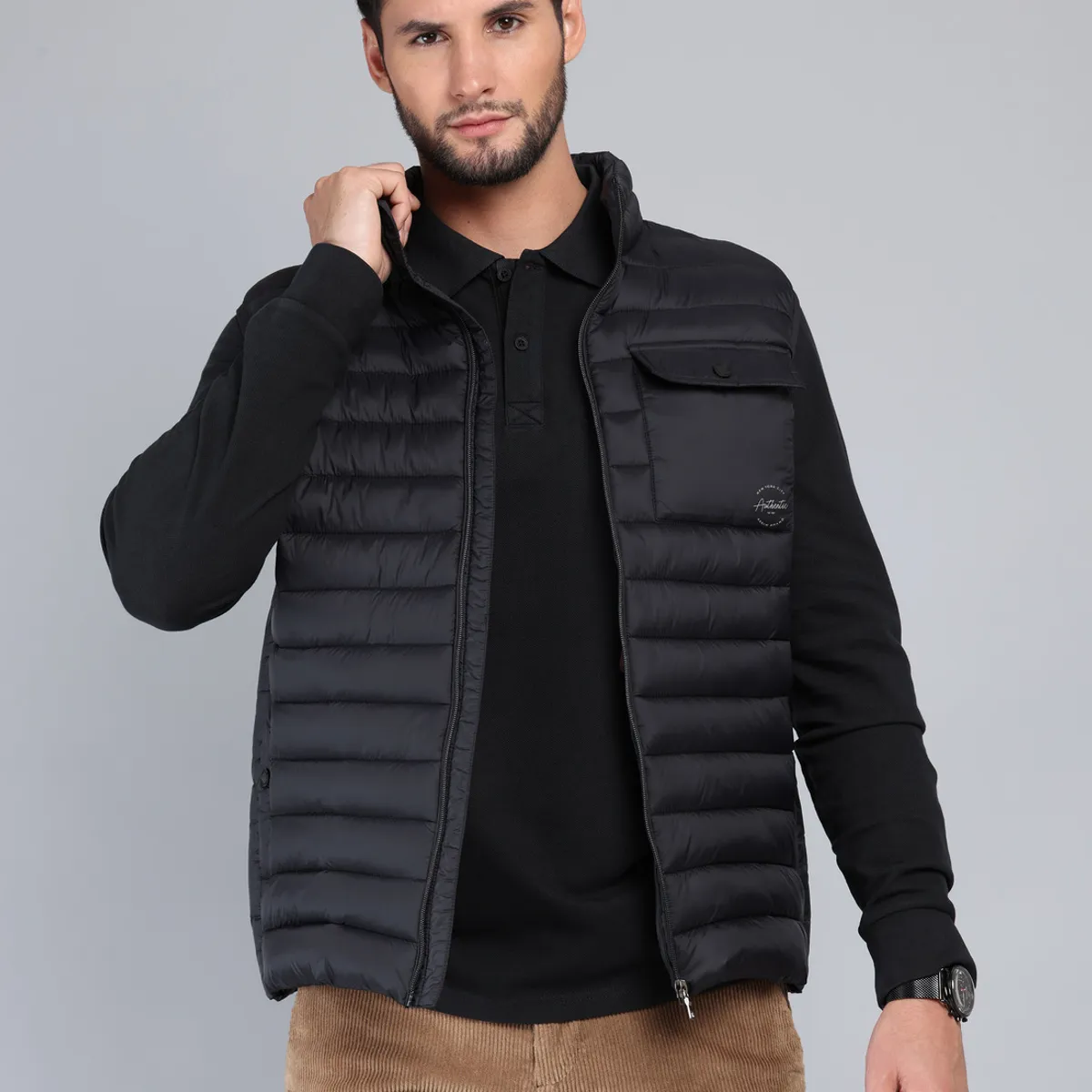 ARROW - Parka Sin Mangas Regular Fit Negro Arrow ARROW