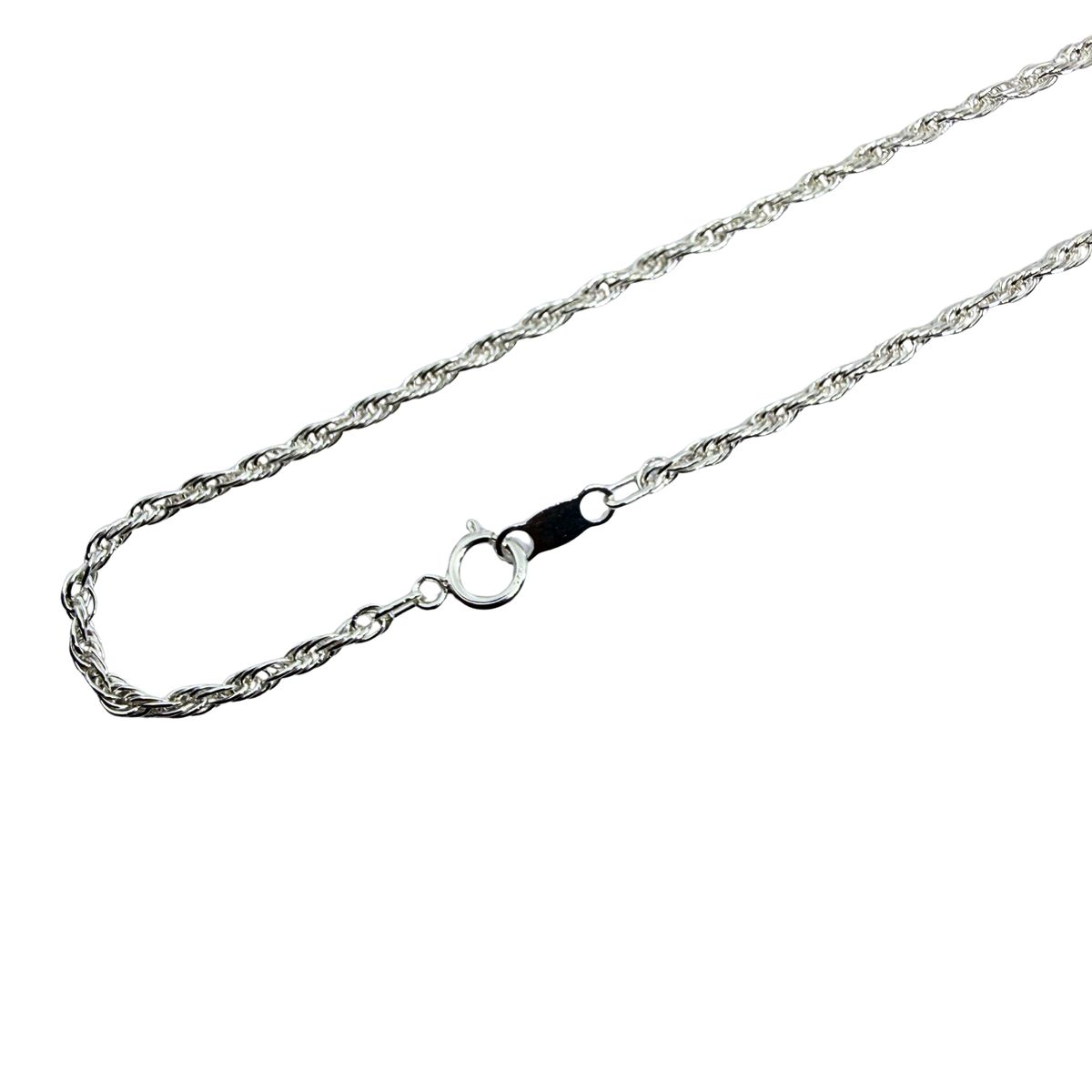 JOYAS LANDEROS - Cadena Turbillón Plata 925 40cm 2mm