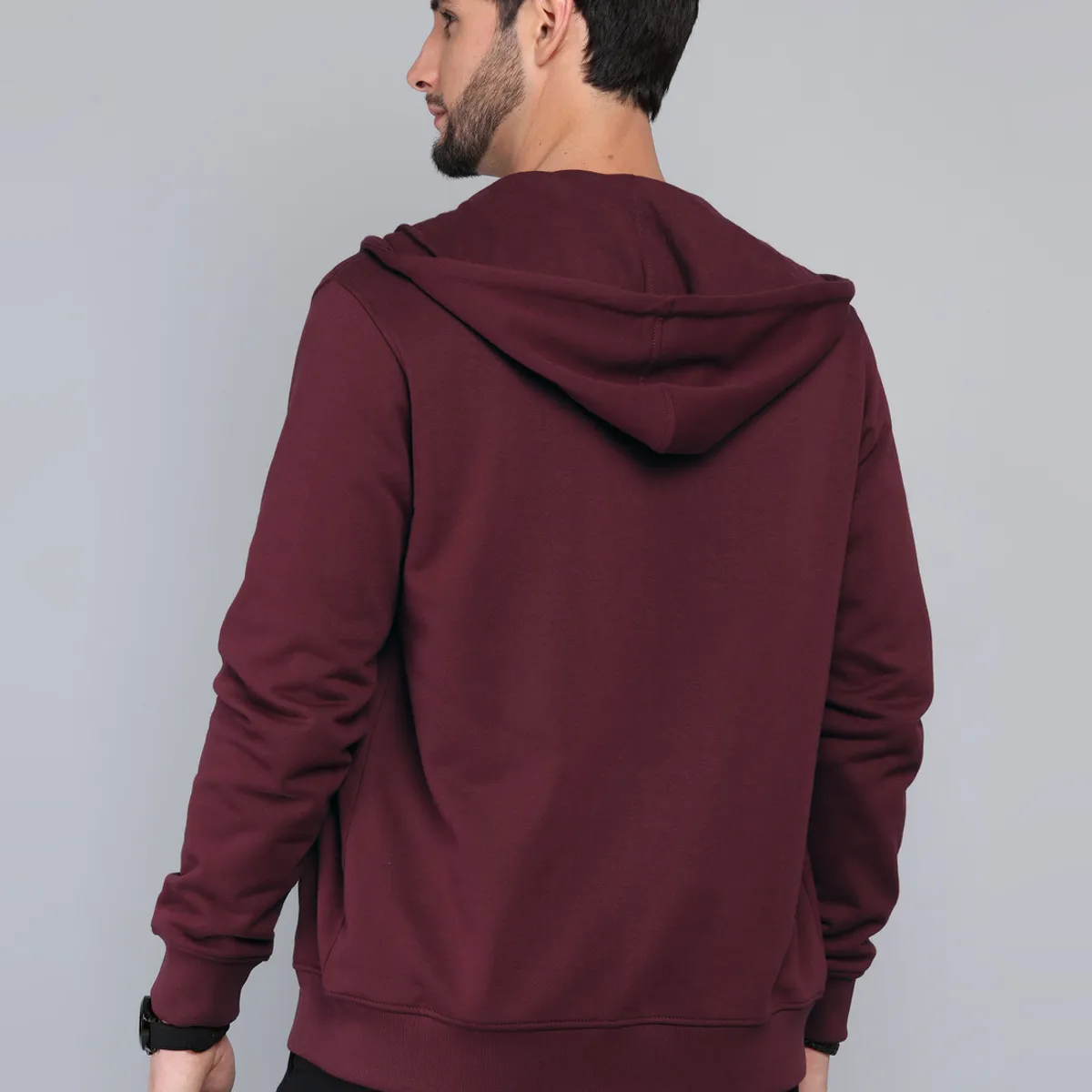 ARROW - Polerón Con Capucha Regular Fit Burdeo Arrow ARROW