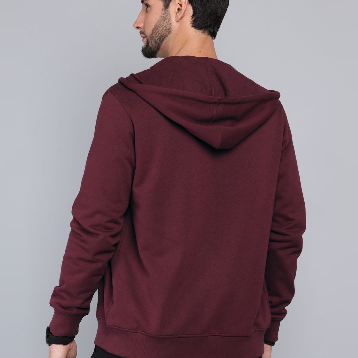 ARROW - Polerón Con Capucha Regular Fit Burdeo Arrow ARROW