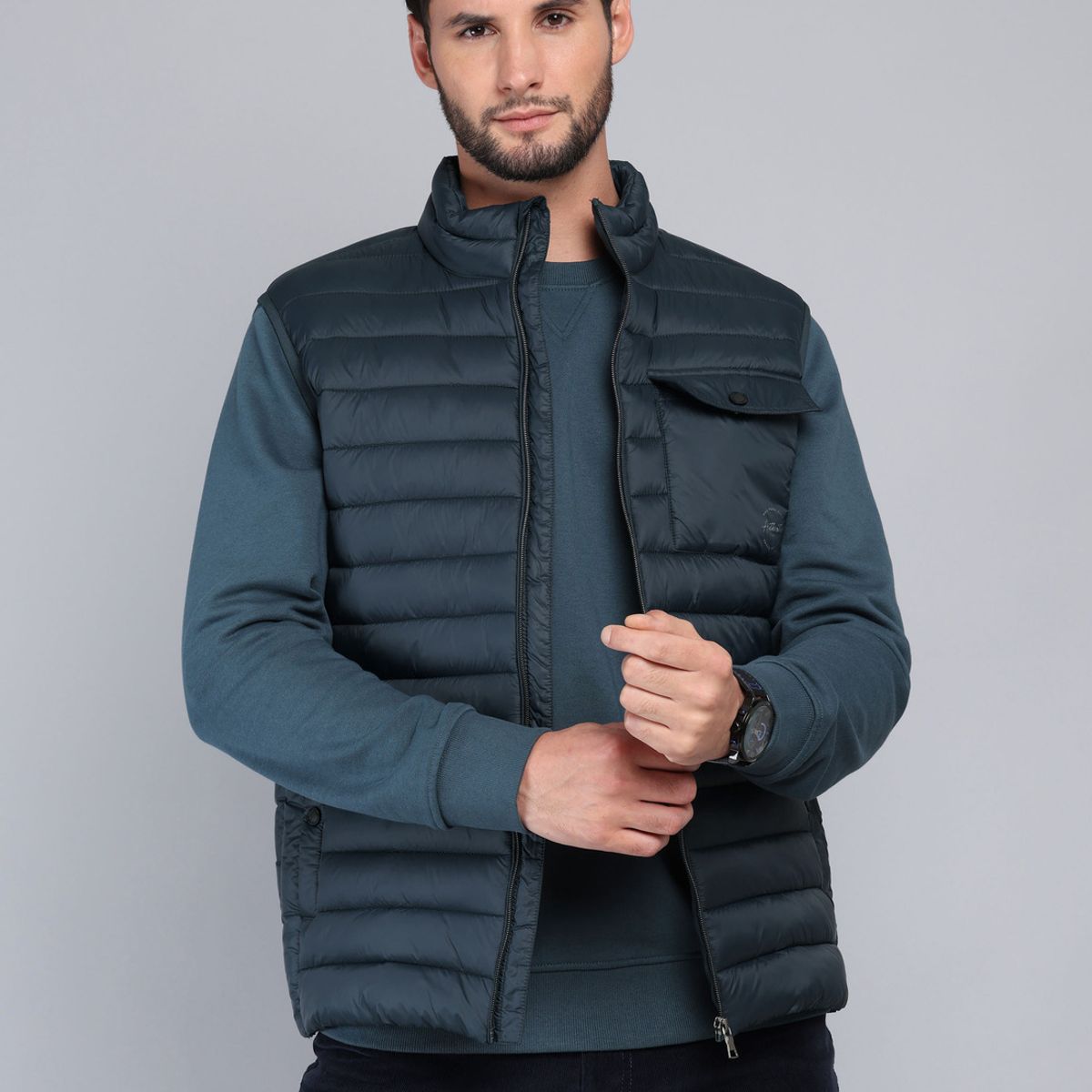 ARROW - Parka Sin Mangas Regular Fit Petróleo Arrow ARROW