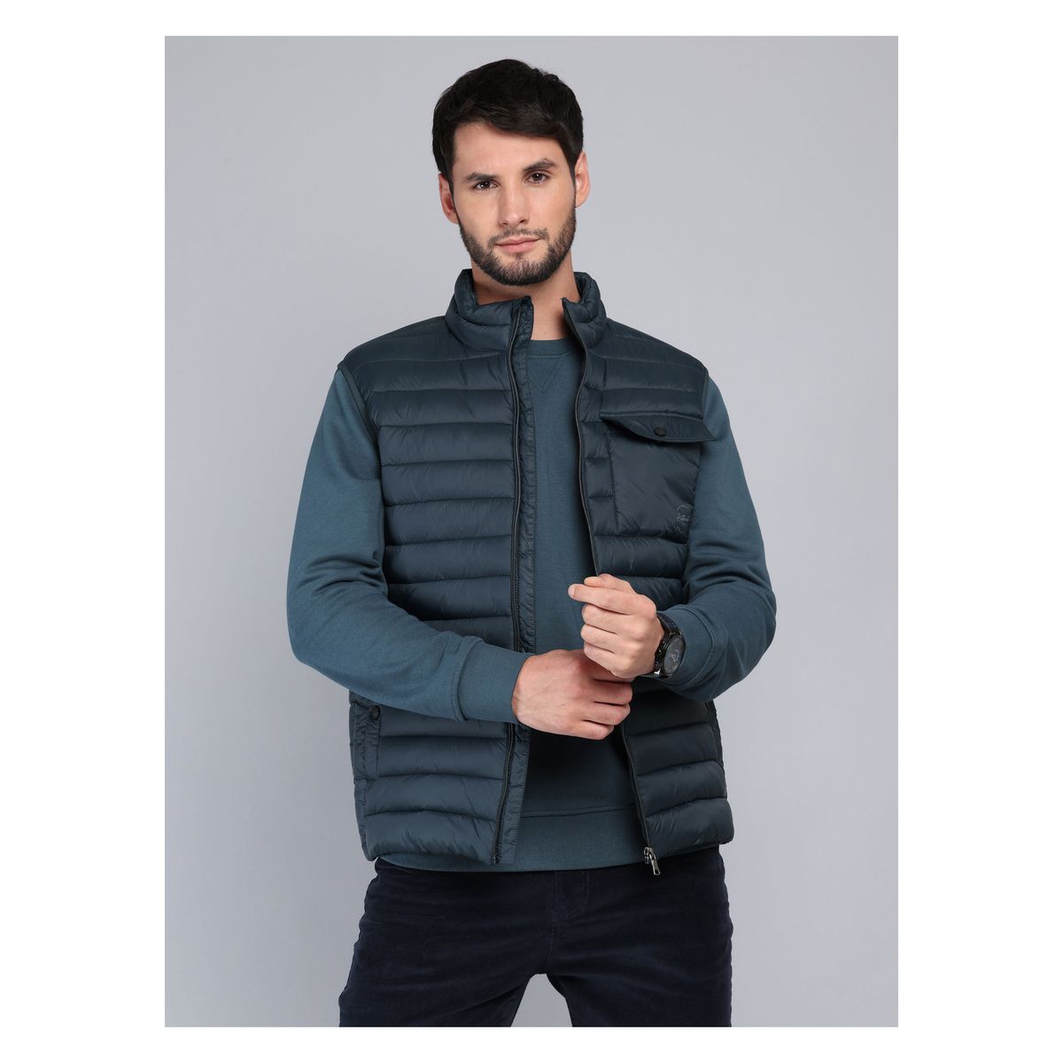 ARROW - Parka Sin Mangas Regular Fit Petróleo Arrow ARROW