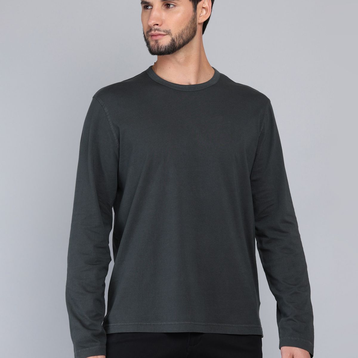ARROW - Polera Manga Larga Regular Fit Negro Arrow ARROW