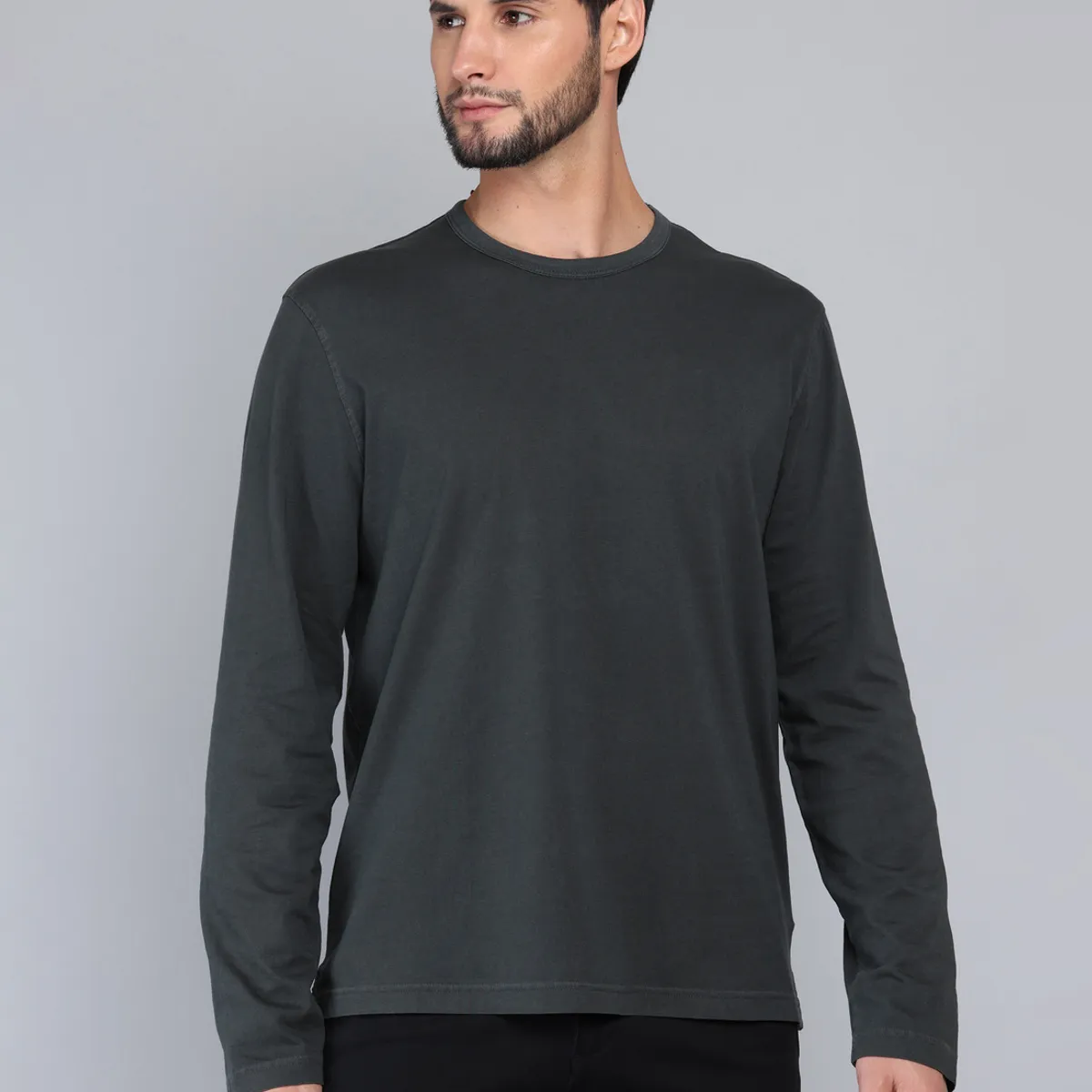 ARROW - Polera Manga Larga Regular Fit Negro Arrow ARROW