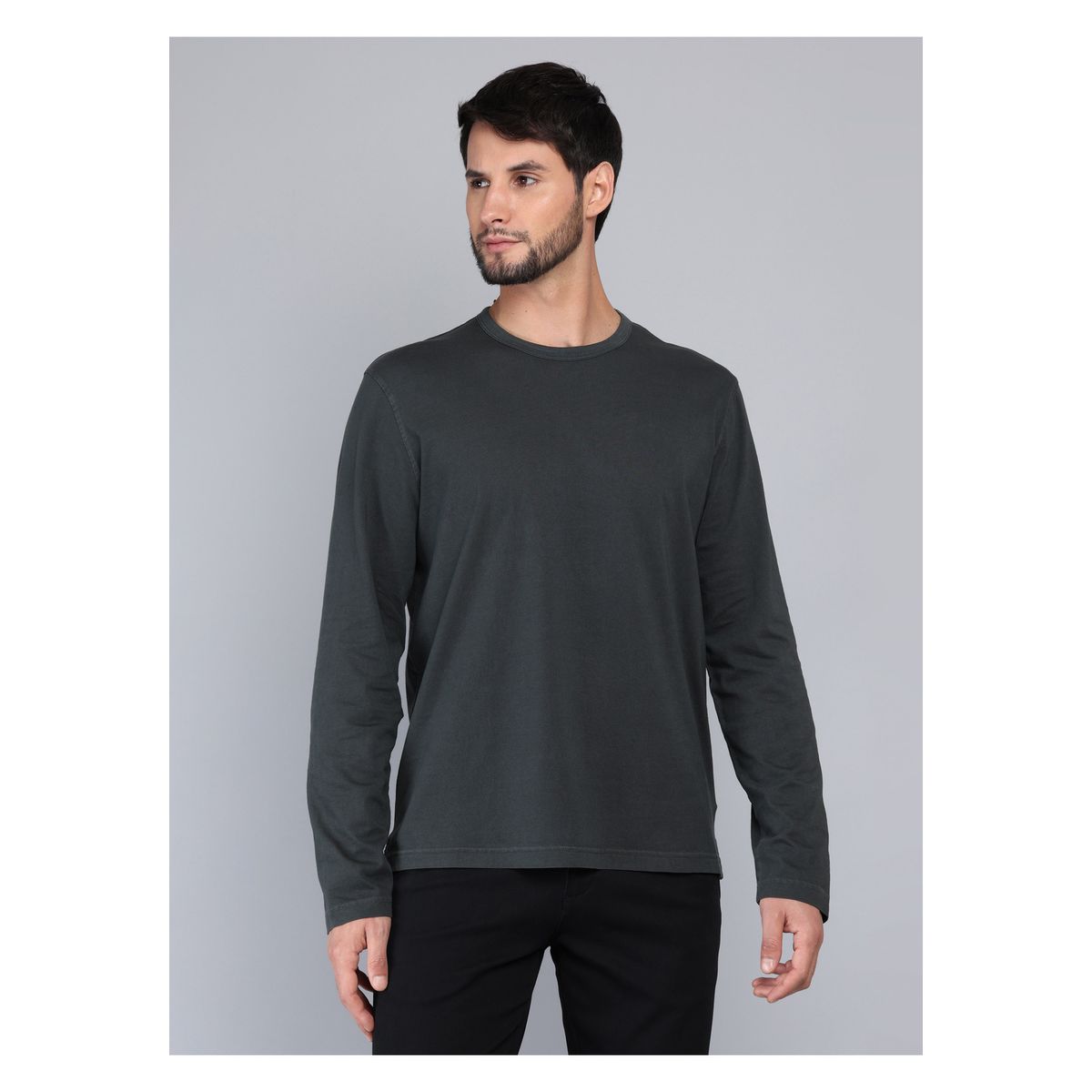 ARROW - Polera Manga Larga Regular Fit Negro Arrow ARROW