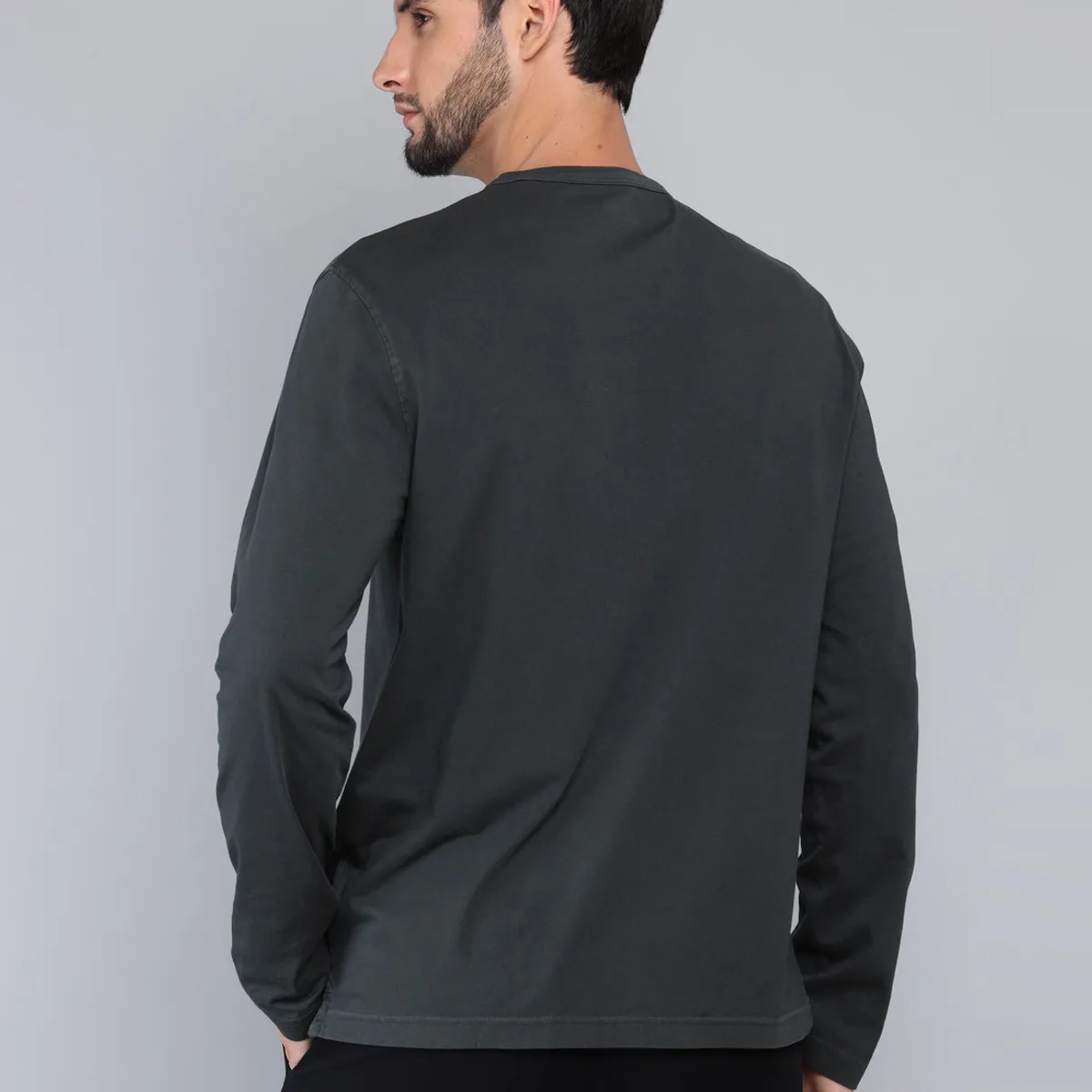 ARROW - Polera Manga Larga Regular Fit Negro Arrow ARROW