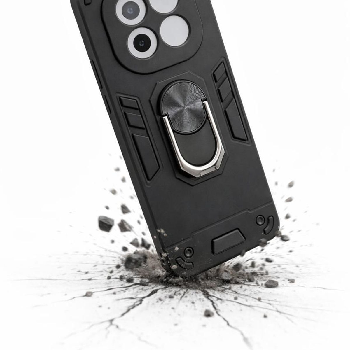 GENERICO - Carcasa Para Xiaomi Note 14 Pro 5g Anti Golpes Anillo Negro