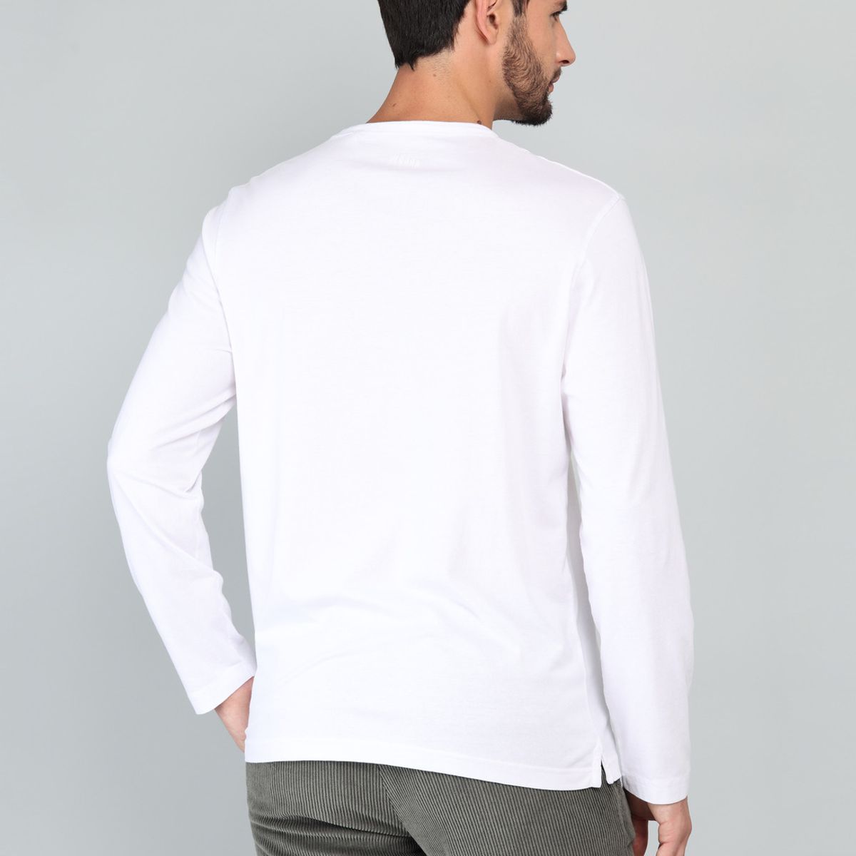 ARROW - Polera Manga Larga Regular Fit Blanco Arrow ARROW