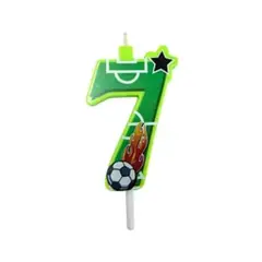 GENERICO - Vela de fútbol Número 7 4x11cm