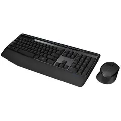 LOGITECH - Kit Combo Teclado y Mouse MK345, Inalámbrico, USB 2.0, NegroAzul