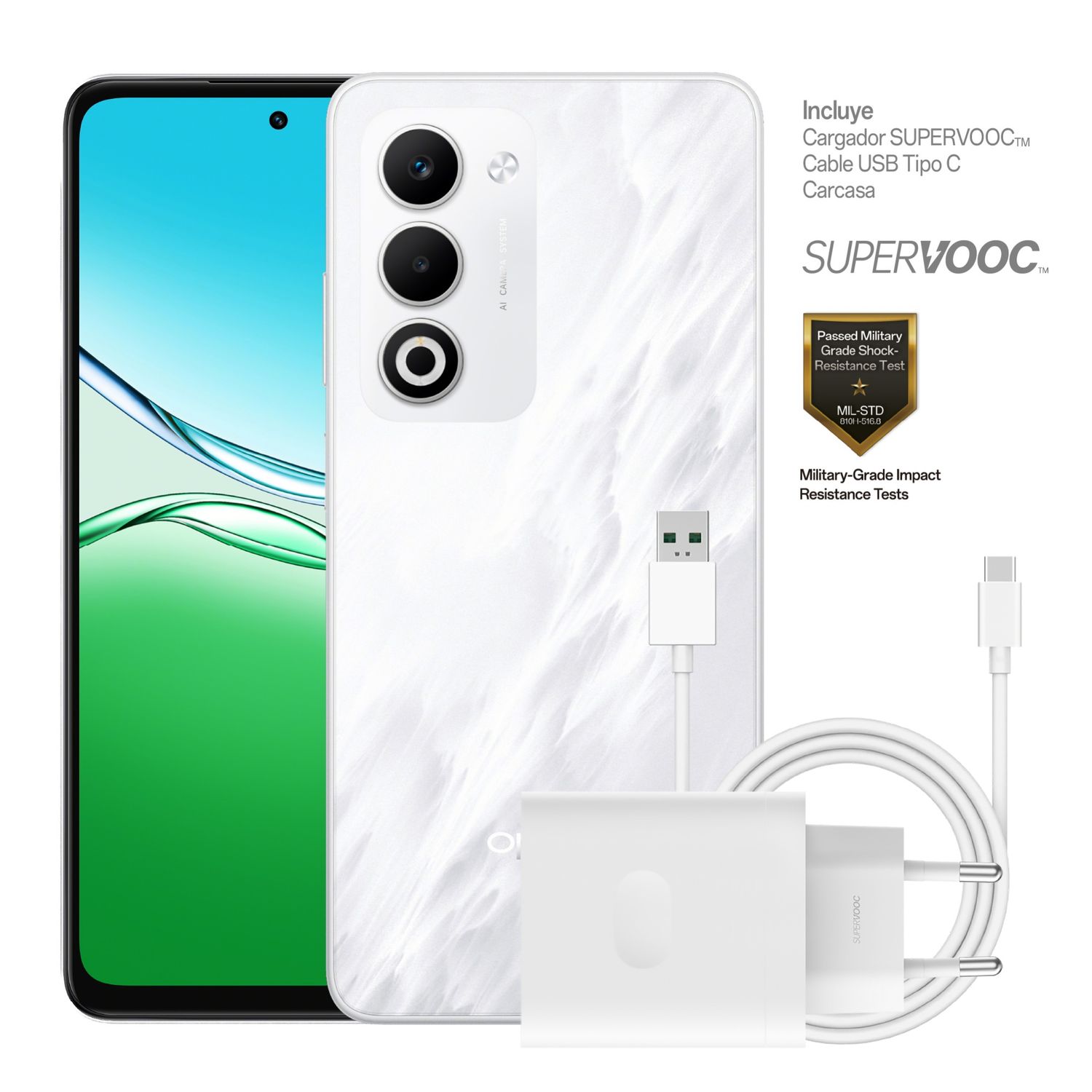 OPPO Celular Oppo A5 5g 8+256gb Dual Sim, Batería 6000mAh, IP65