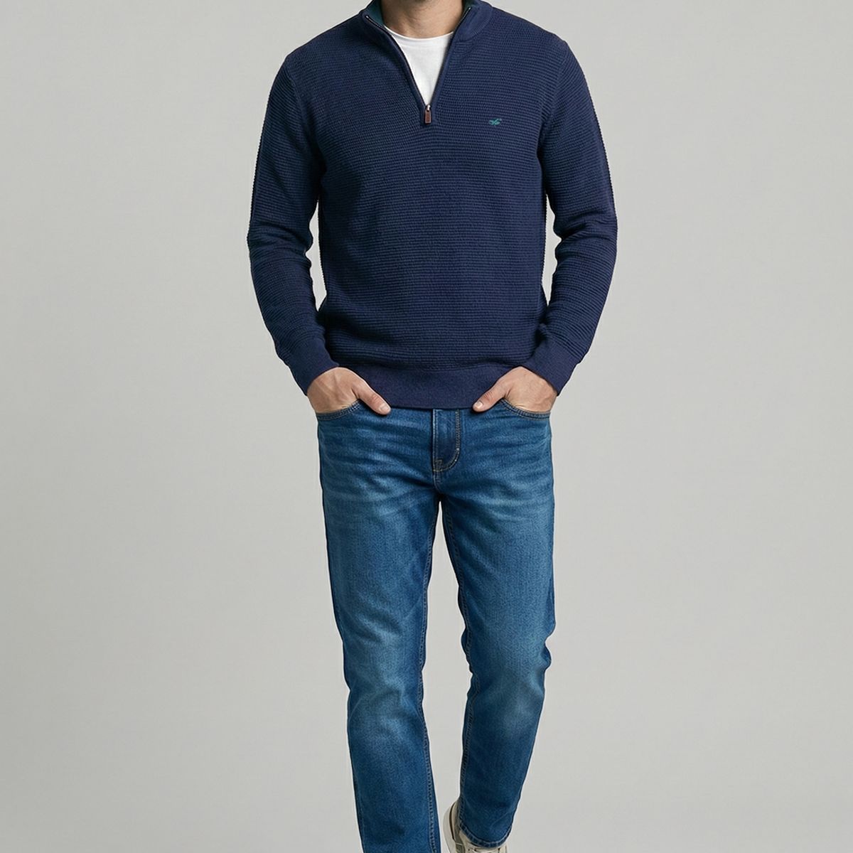 FEROUCH - Sweater Baytown Navy Ferouch