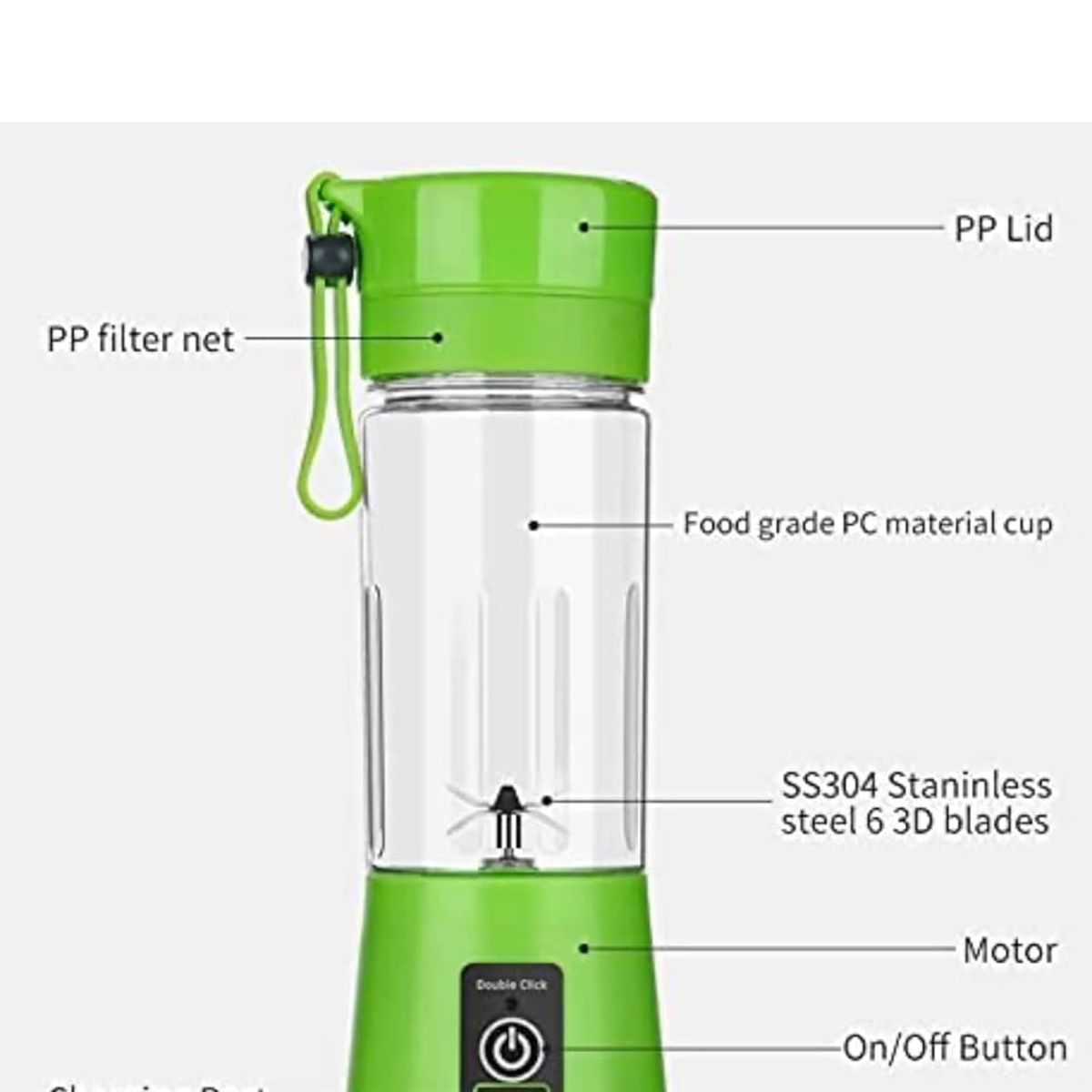 MOVI - Licuadora portátil recargable USB