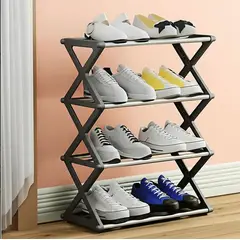IRM - Zapatero Estante Organizador Multifuncional 4 Rack Forma X