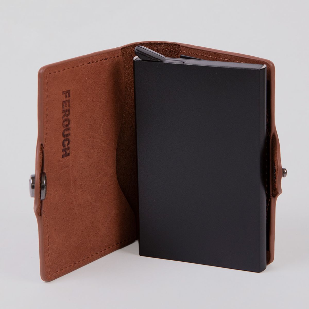 FEROUCH - Billetera Portaland Brown Ferouch