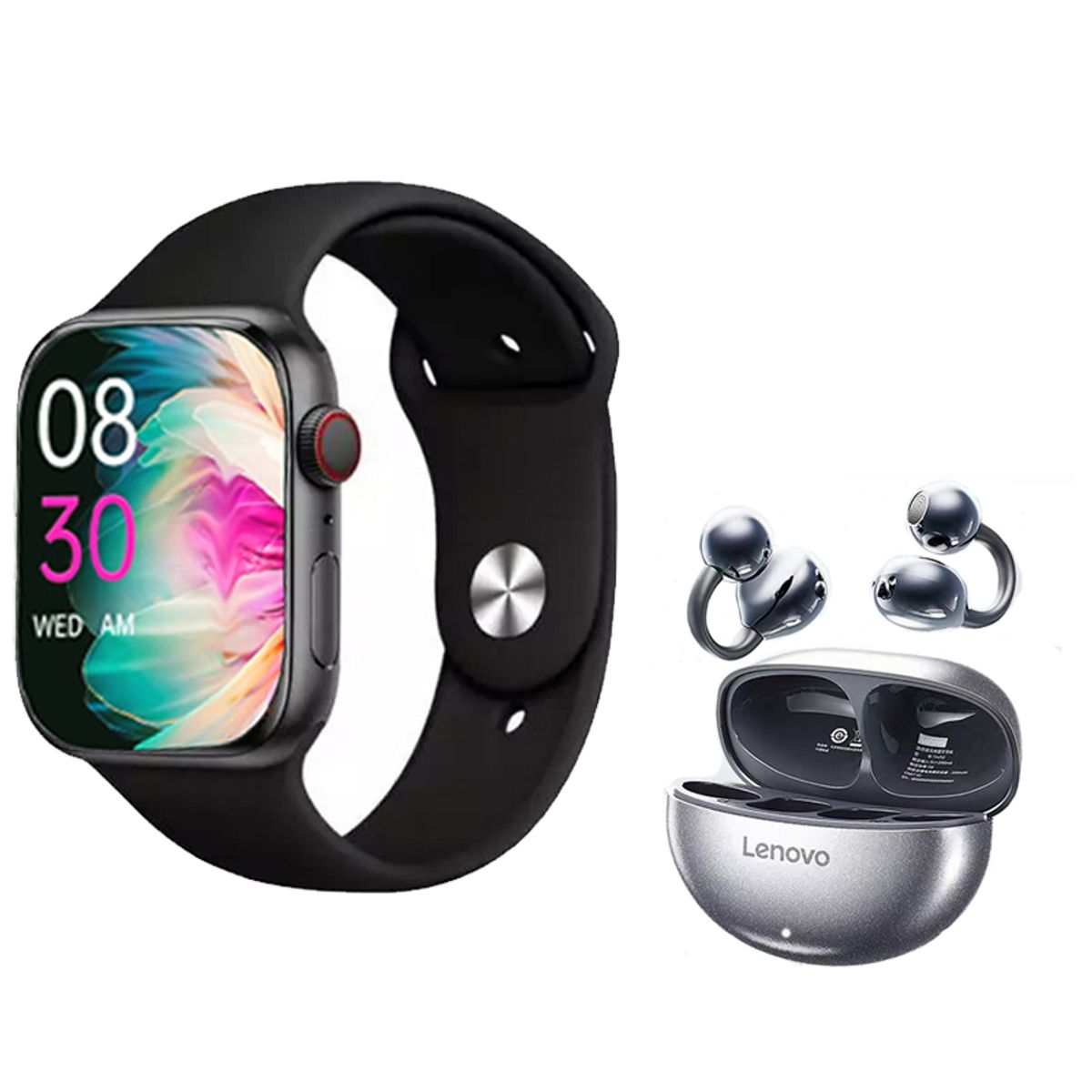 LENOVO - Audífonos Lenovo TA140 Bluetooth y S10 Reloj inteligente