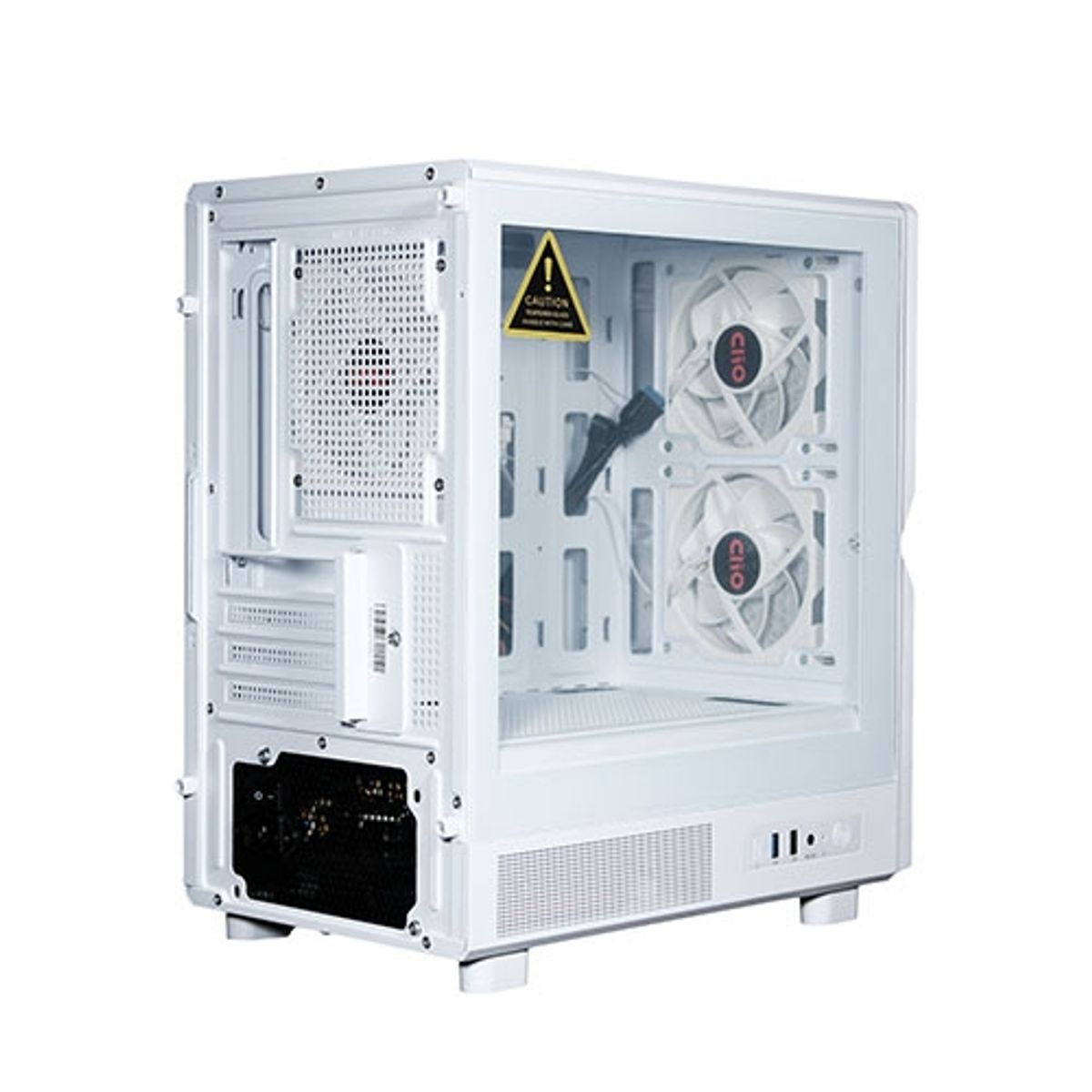 CLIO - Gabinete - Clio M4 - Micro ATX - Blanco