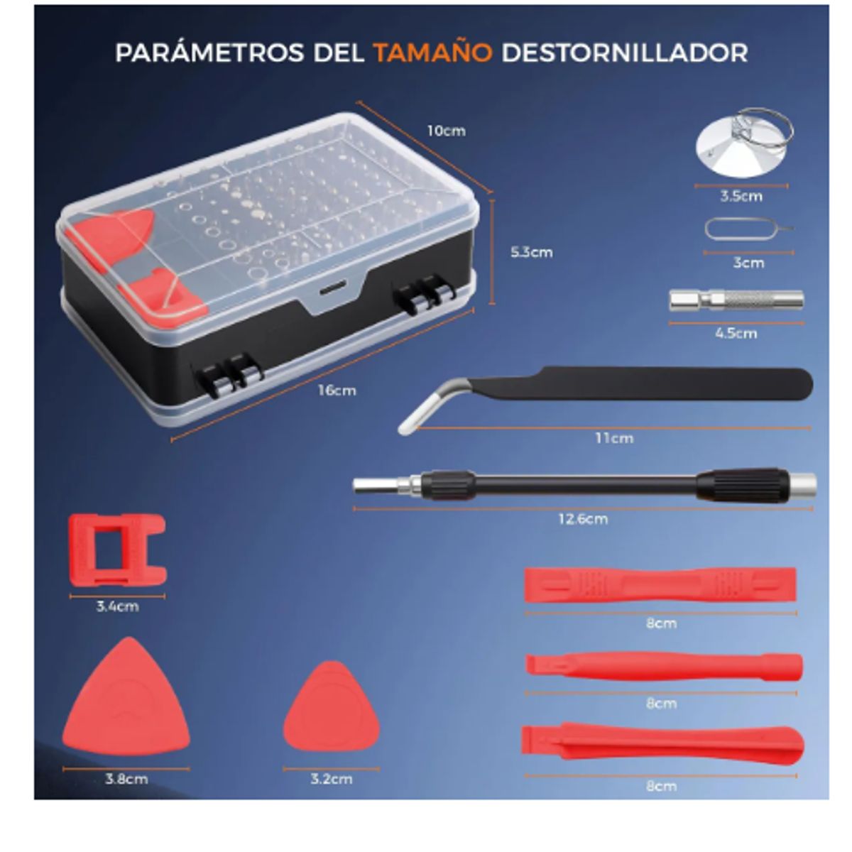 GENERICO - et Destornilladores Precisión 115 en 1 con Puntas Intercambiables