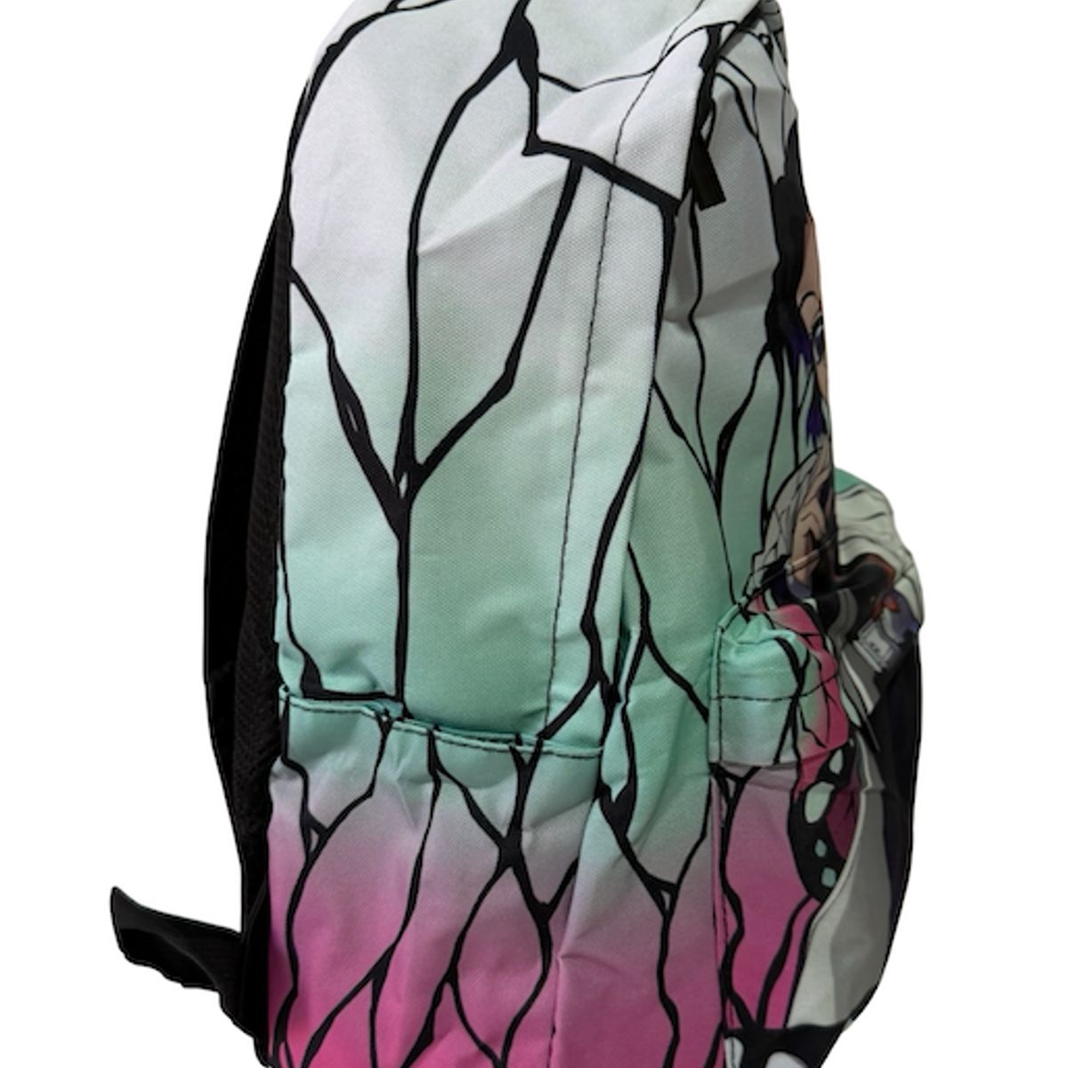 GENERICO - Mochila Shinobu + Estuche Kimetsu No Yaiba 38x13x33cm