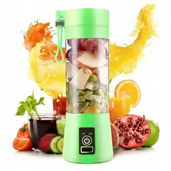 GENERICO - Juguera batidora licuadora vaso personal portatil recargable verde