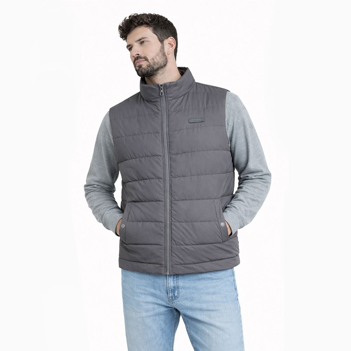 GANGSTER - Parka Puffer Element Gris