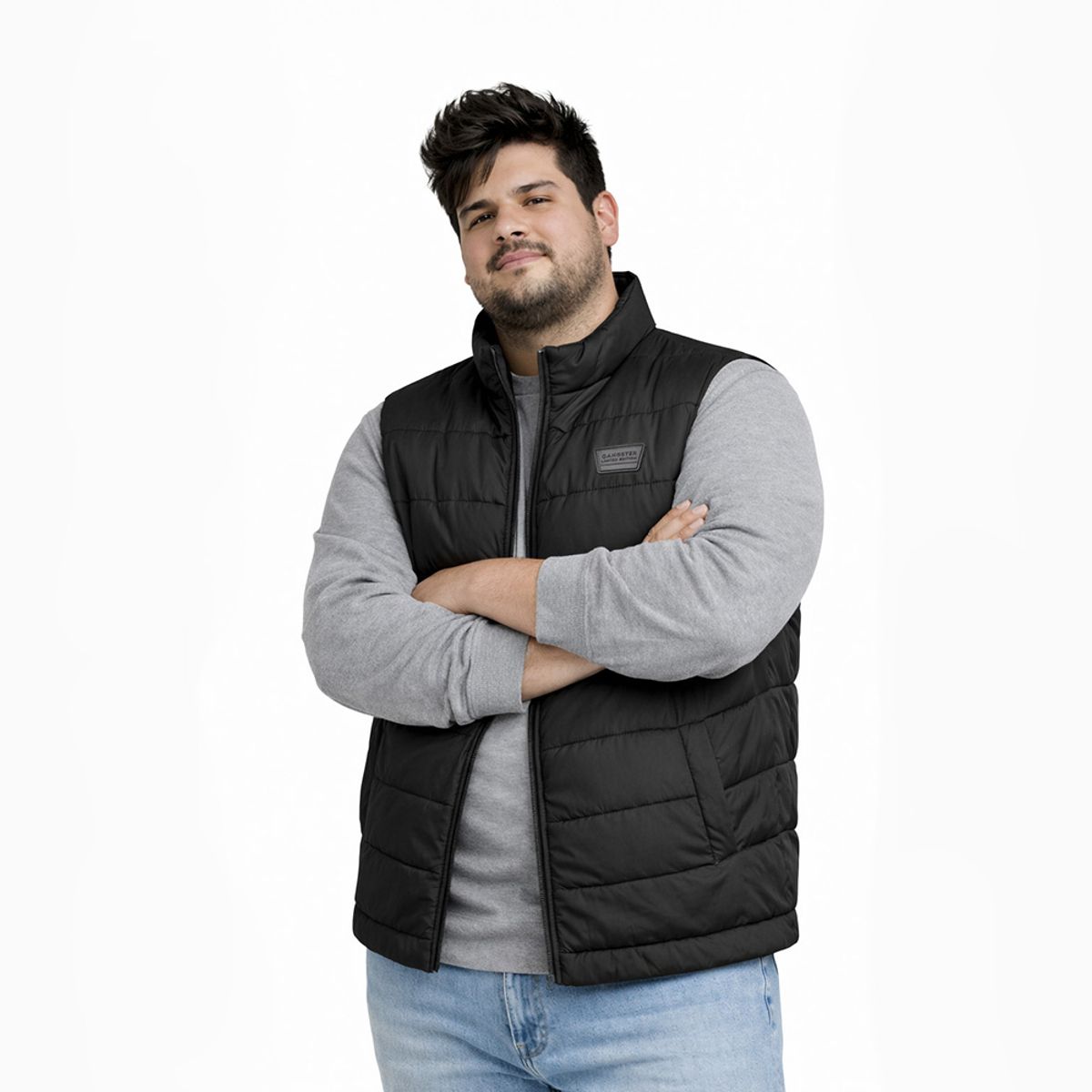 GANGSTER - Plus Parka Puffer Element Negro