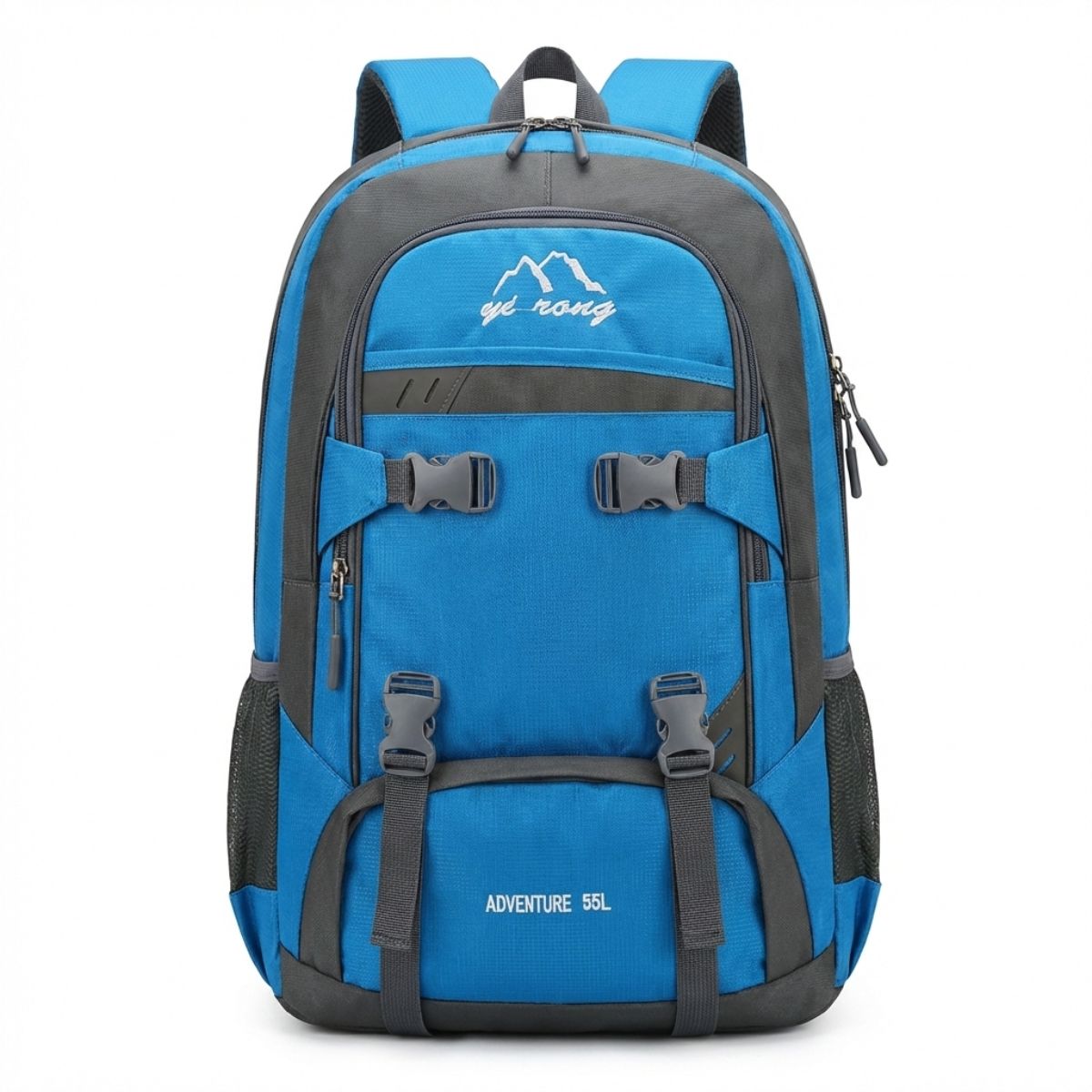 GENERICO - Mochila Trekking Adventure 55L Viaje y Camping Ergonómica