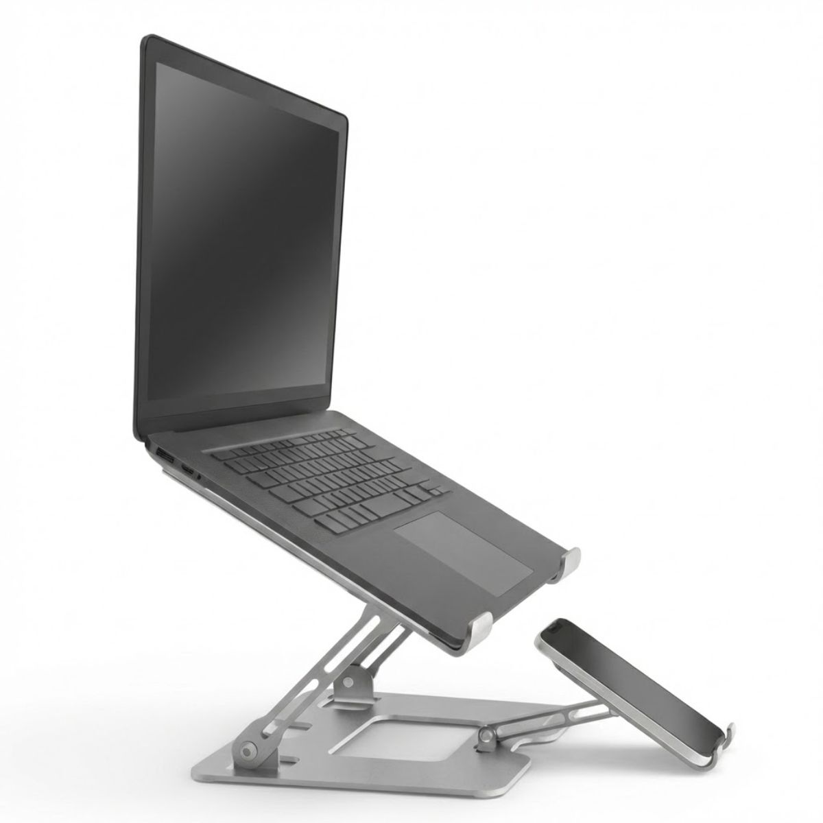 GENERICO - Soporte Alzador Plegable Ajustable Laptop Notebook Celular