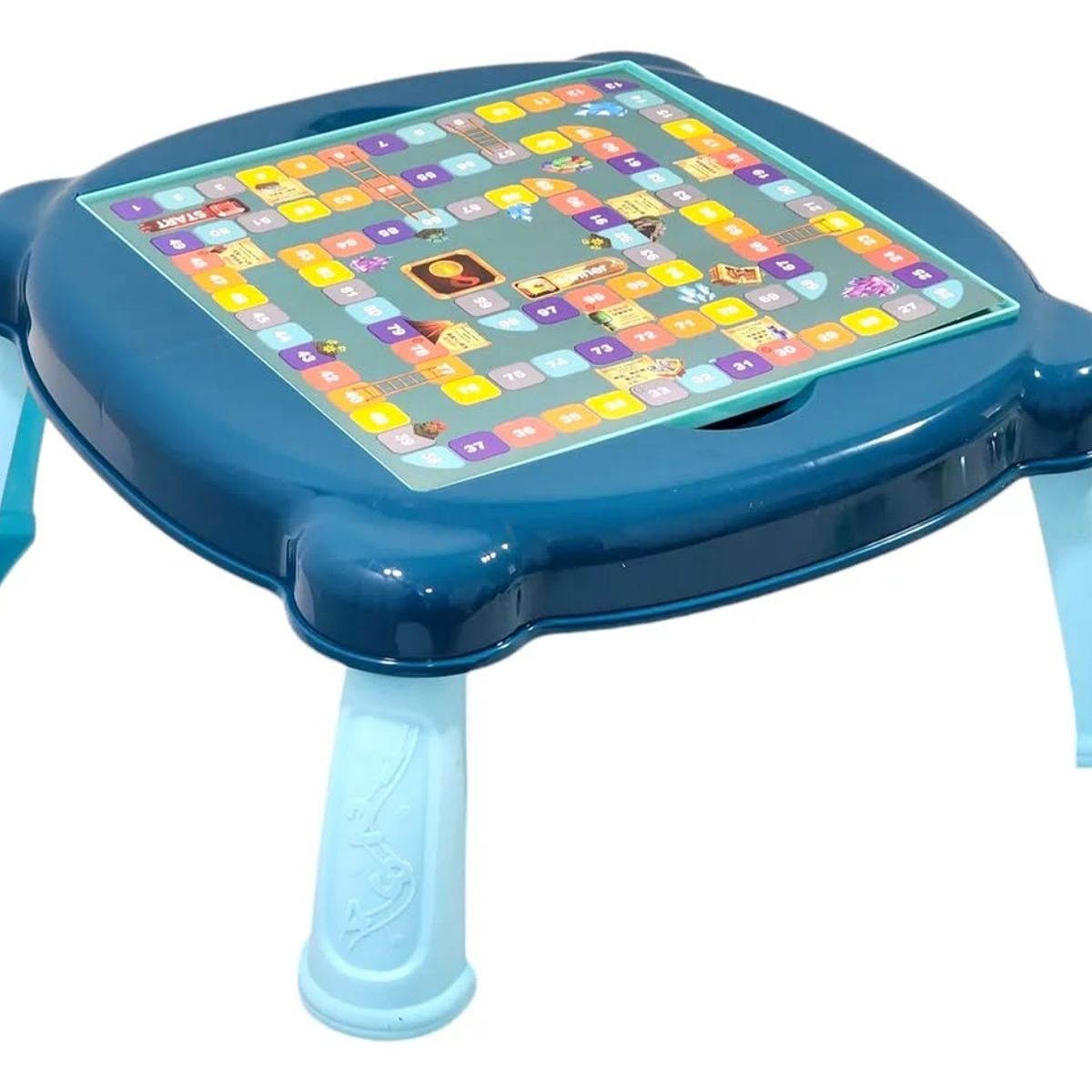 GENERICO - Mesa de juego 2 en 1 ludo y parchís + accesorios
