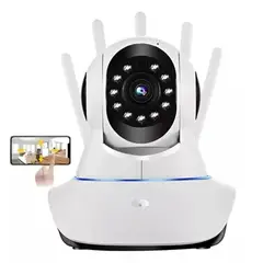 MOVI - Cámara Wifi Ip 5 Antenas Vision Nocturna - Tranquilidad Total las 24 Horas