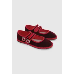 COLLOKY - Ballerina de Niña Rosa Viejo con Hebilla