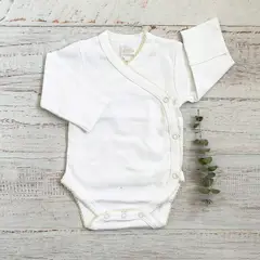 WAWABABY - Body Basico Picot Amarillo