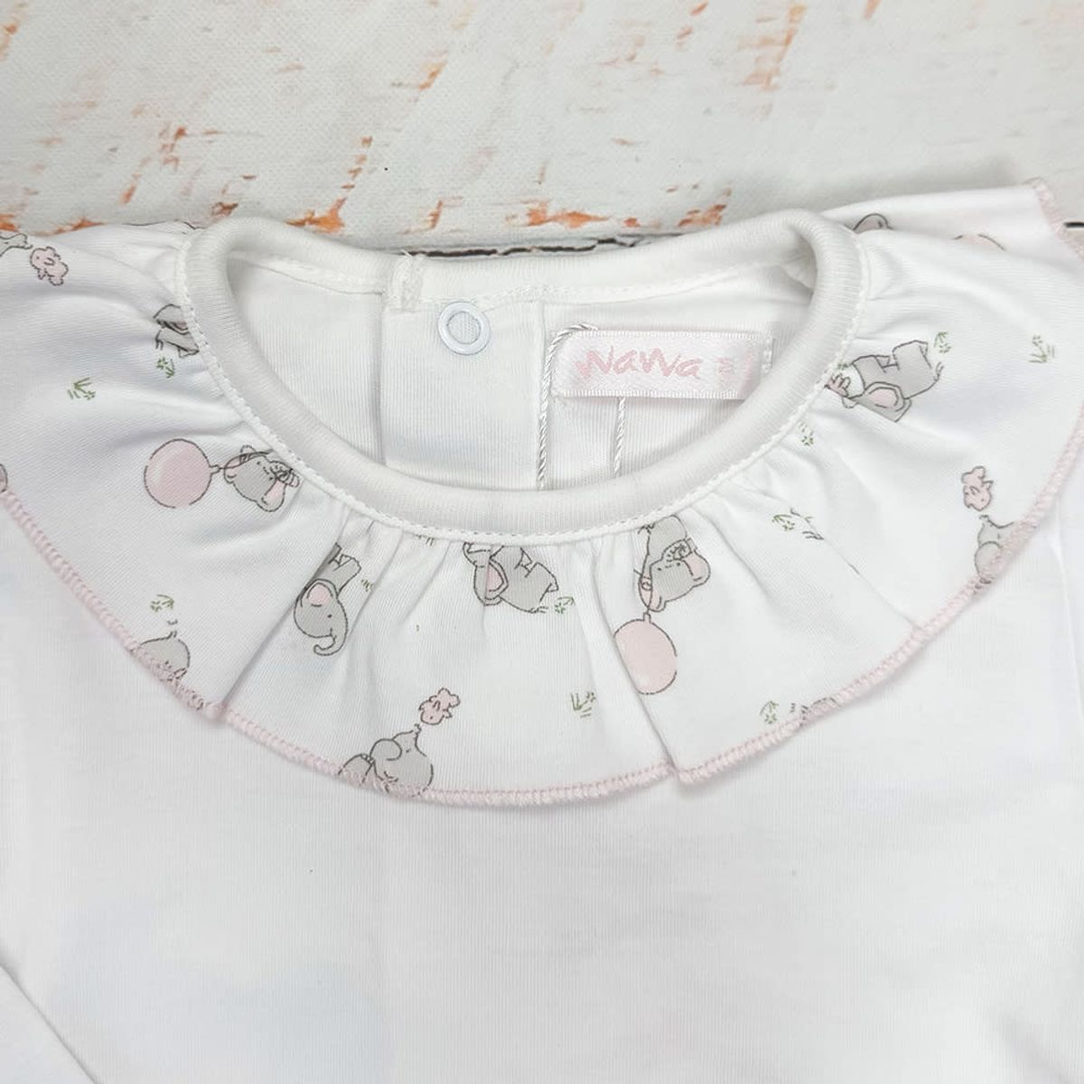 WAWA BABY DESIGN - Body Elefante Rosado