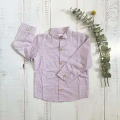WAWA BABY DESIGN - Camisa Erick Vino Algodón Pima Bebé