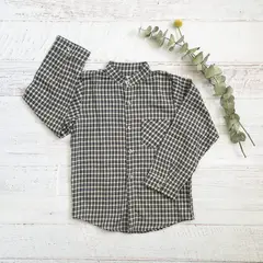 WAWA BABY DESIGN - CAMISA MATIAS GRIS AZUL