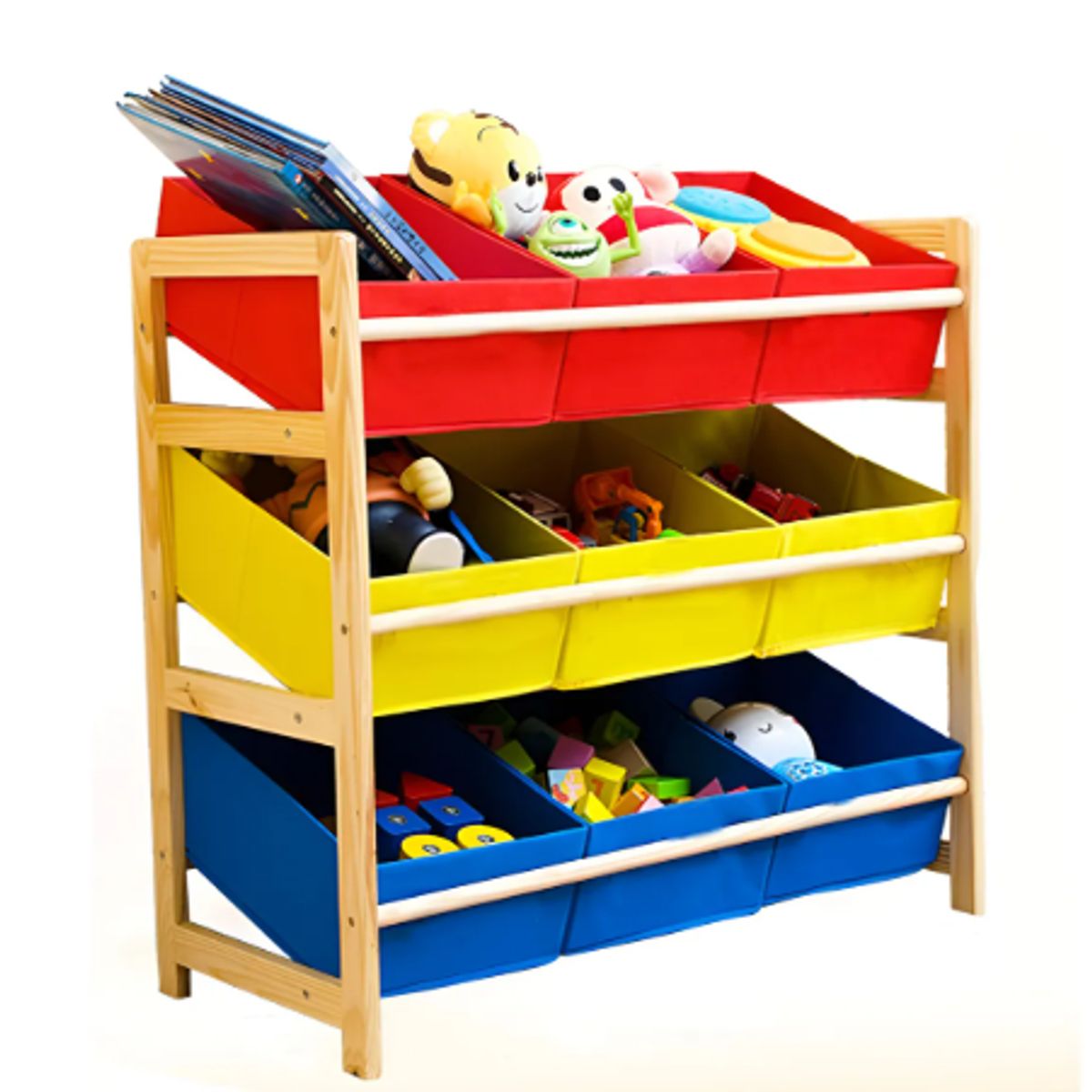 GENERICO - Estante Infantil Organizador De Juguetes Repisa 64x285x60cm