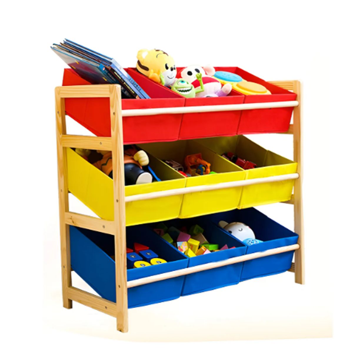 GENERICO - Estante Infantil Organizador De Juguetes Repisa 64x285x60cm