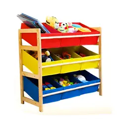 GENERICO - Estante Infantil Organizador De Juguetes Repisa 64x285x60cm
