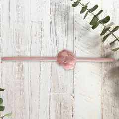 WAWA BABY DESIGN - Cintillo Elastico Doble Rosado