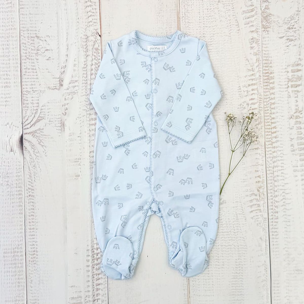 WAWA BABY DESIGN - Enterito Corona Celeste