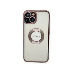 GENERICO - Funda elegante transparte Con Mafgfase generica iPhone 14 Rosa